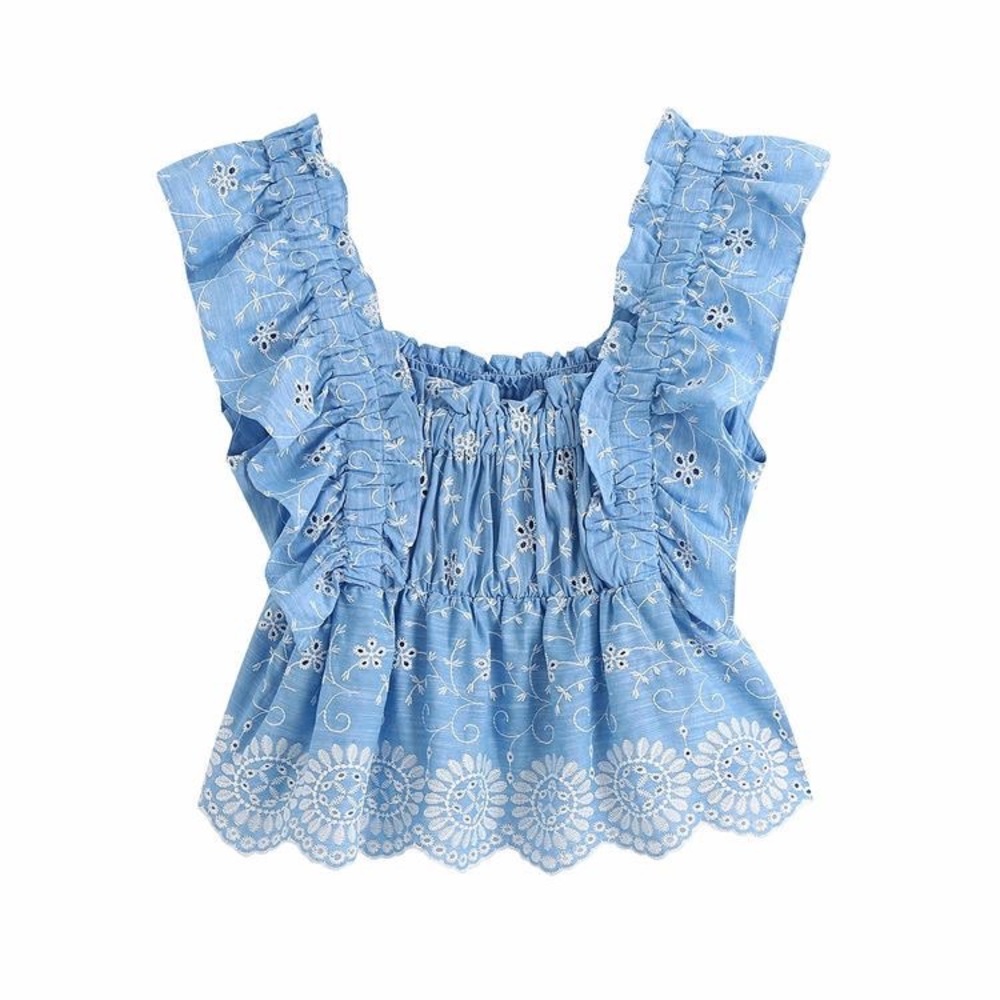 Impeccable Pig Embroidered top